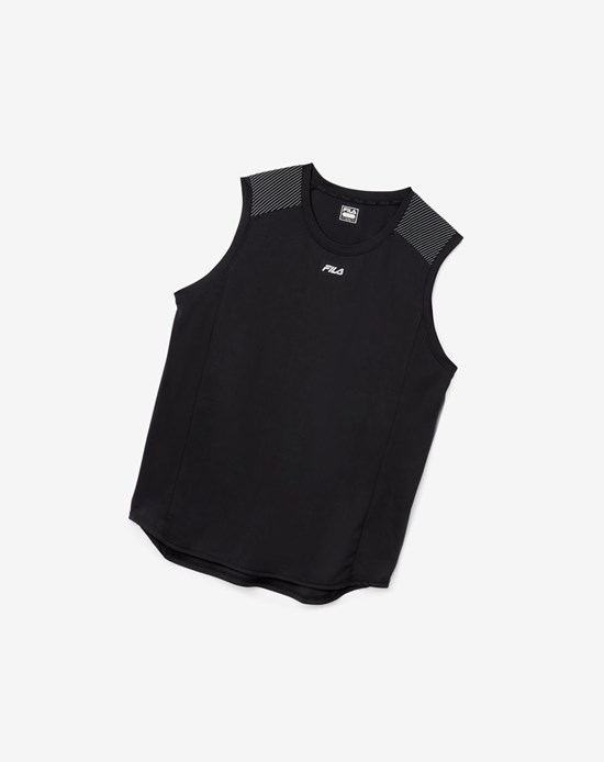 Fila Zain Tank Noir Argent | 275AVKDTL